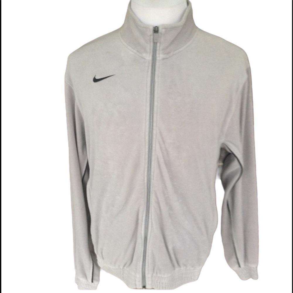Nike Men's Full Zip Fleece Size Small Grey